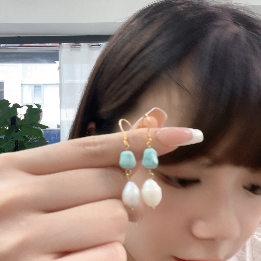 未镶嵌淡水珍珠耳饰发货一件