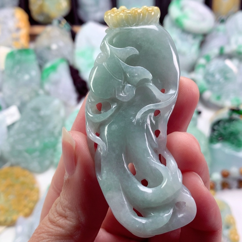 【闪购商品】翡翠吊坠(不含链)未镶嵌