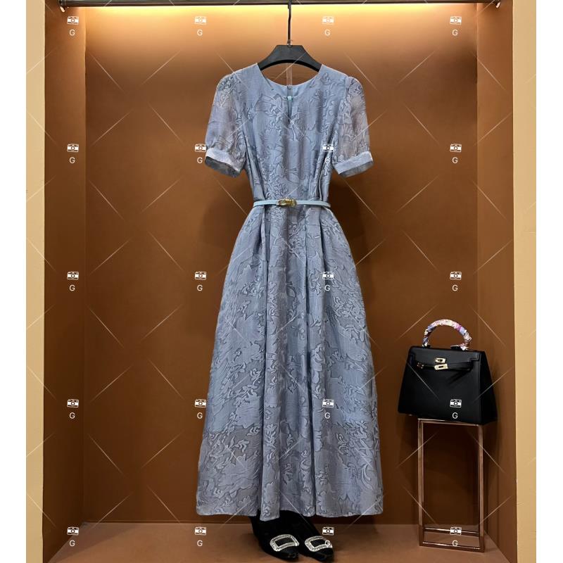 春夏丨设计师轻奢法式印花女士连衣裙 GS-56125