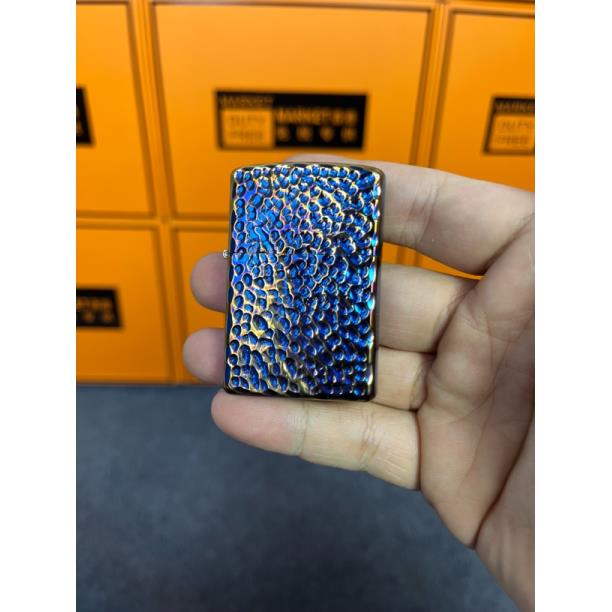 彩色蓝冰陨石坑打火机（需自行配油）