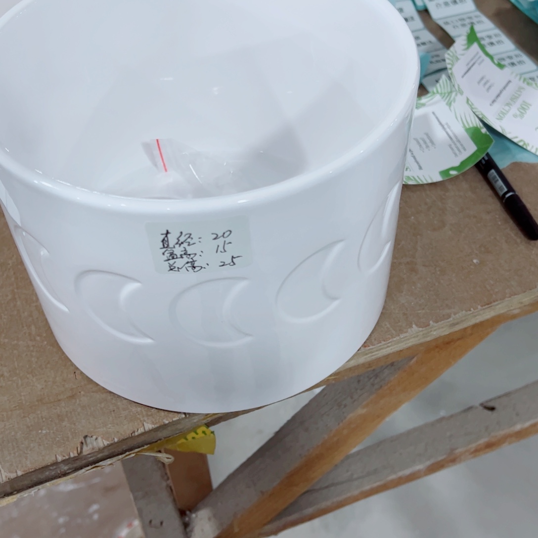 有孔，陶瓷花盆满10米包邮发货