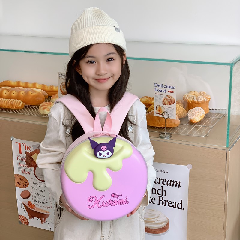幼儿园书包宝宝可爱卡通轻便双肩包库洛米蛋壳防水童趣出游小背包