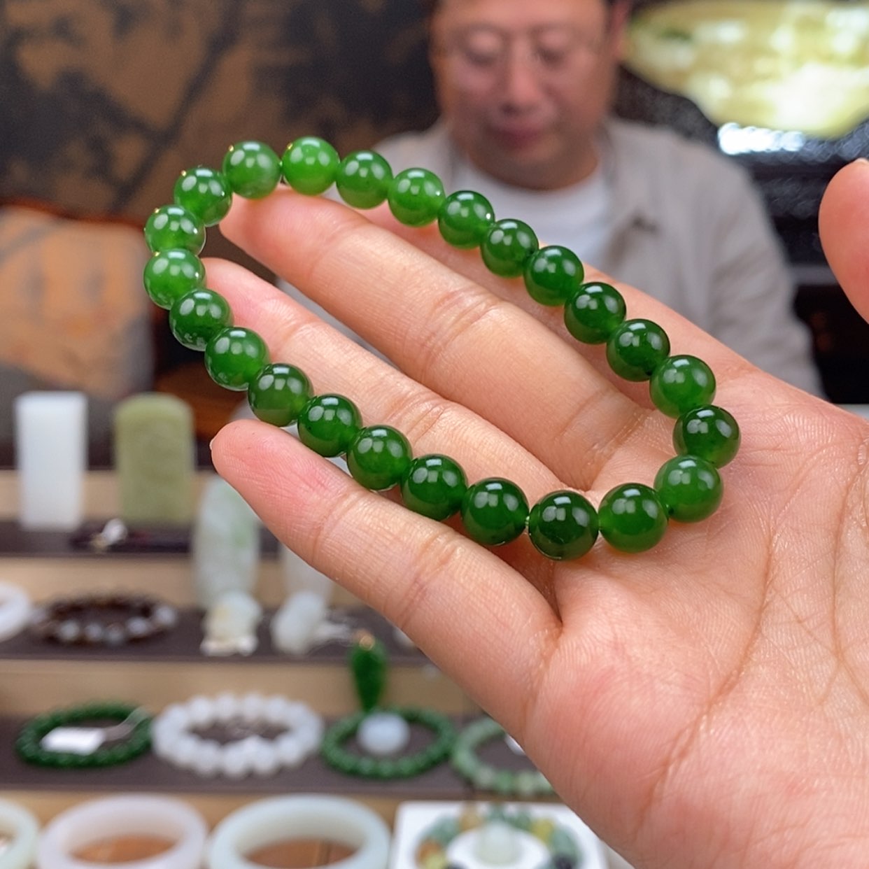 【闪购商品】和田玉手串未镶嵌