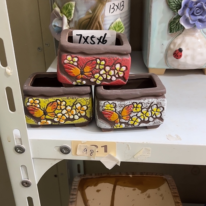 粗陶材质多肉花盆