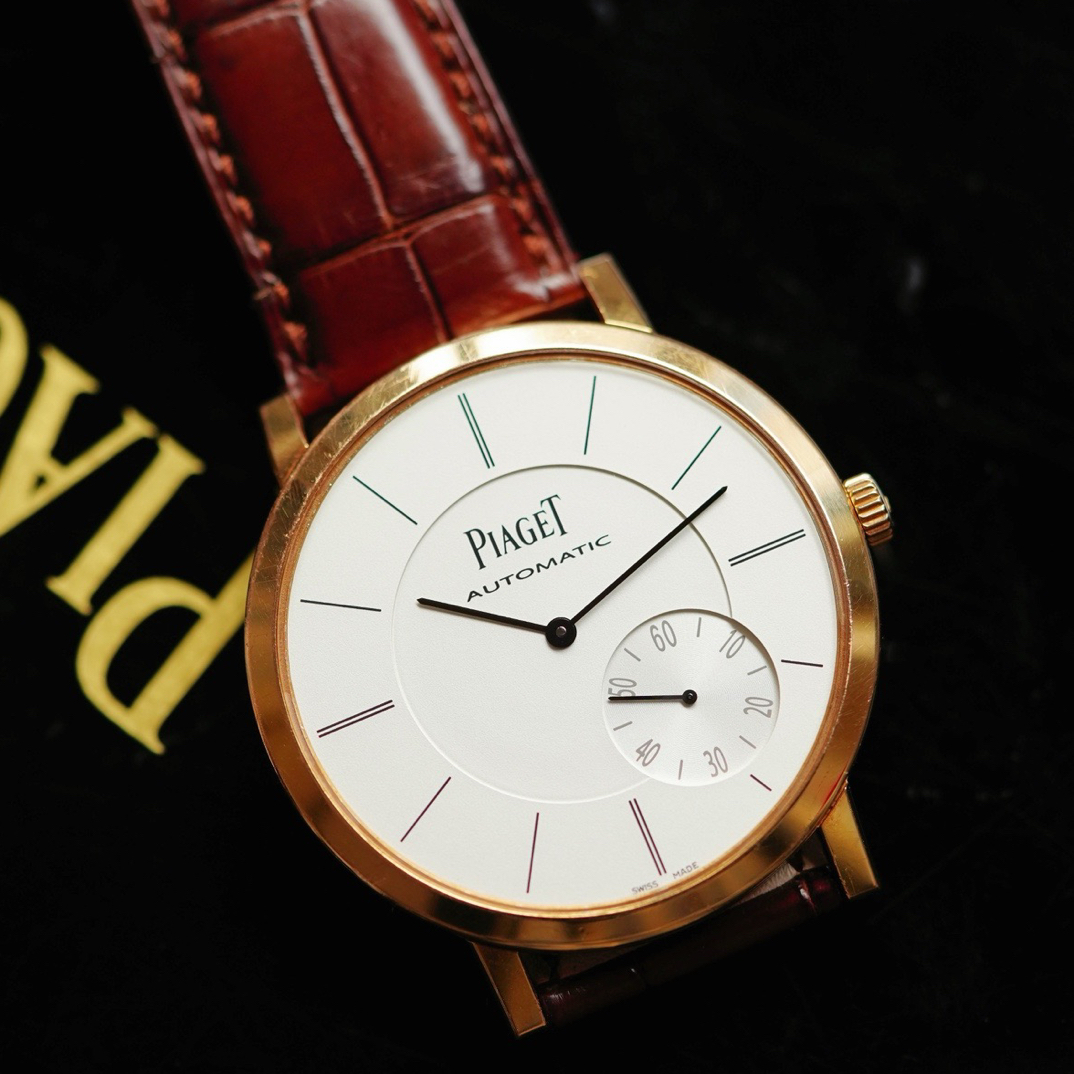 99新 Piaget/伯爵 伯爵18K玫瑰金43表径空白保卡