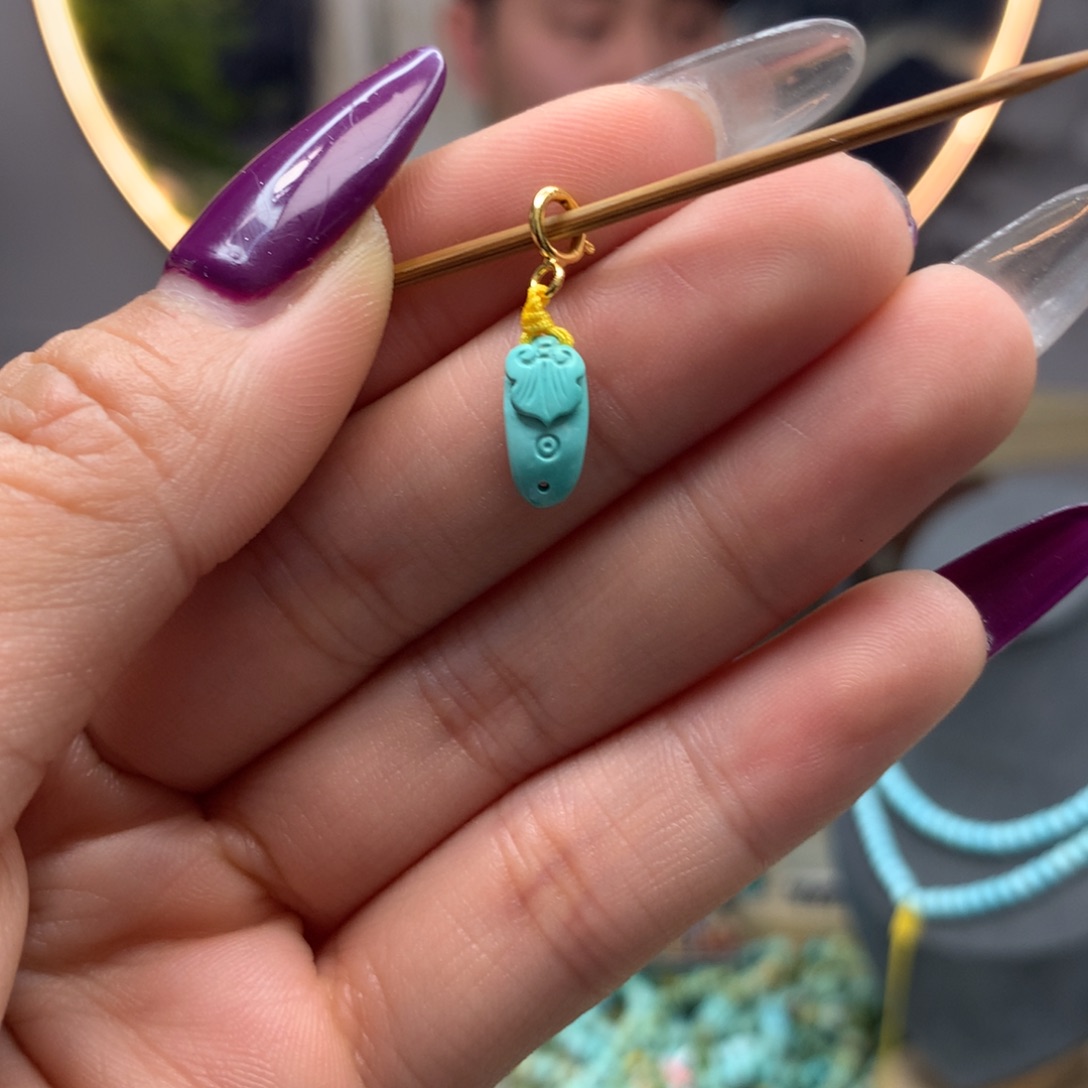 绿松石挂件未镶嵌