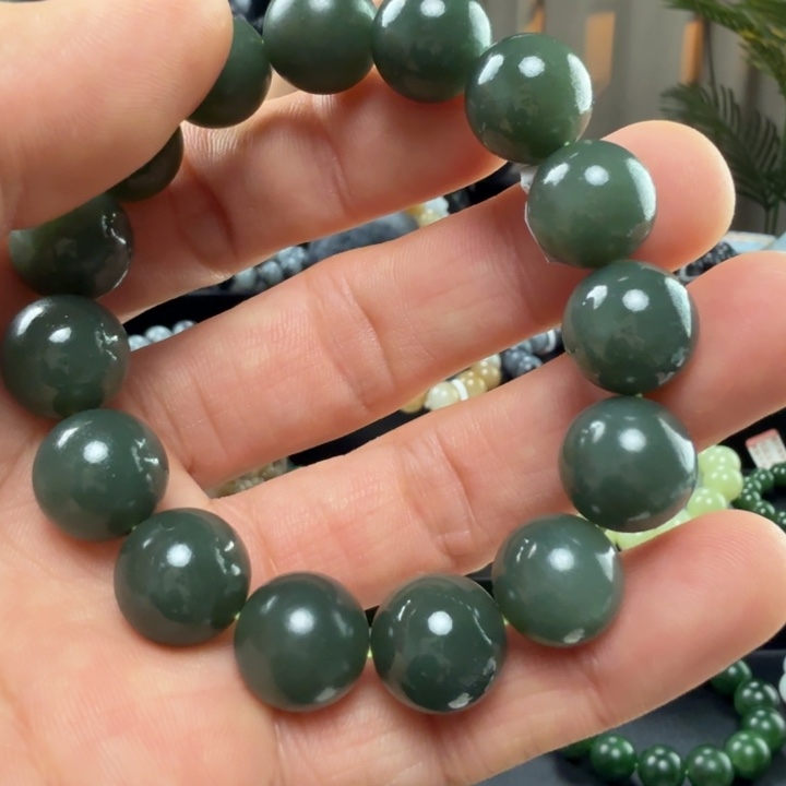 和田玉未镶嵌手链