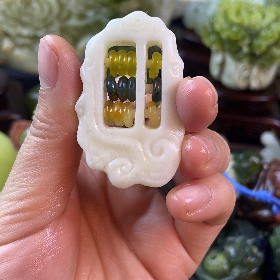 蛇纹石玉手把合金菩***?