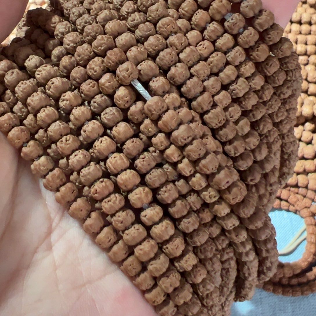 尺寸5小金豆佛手108
