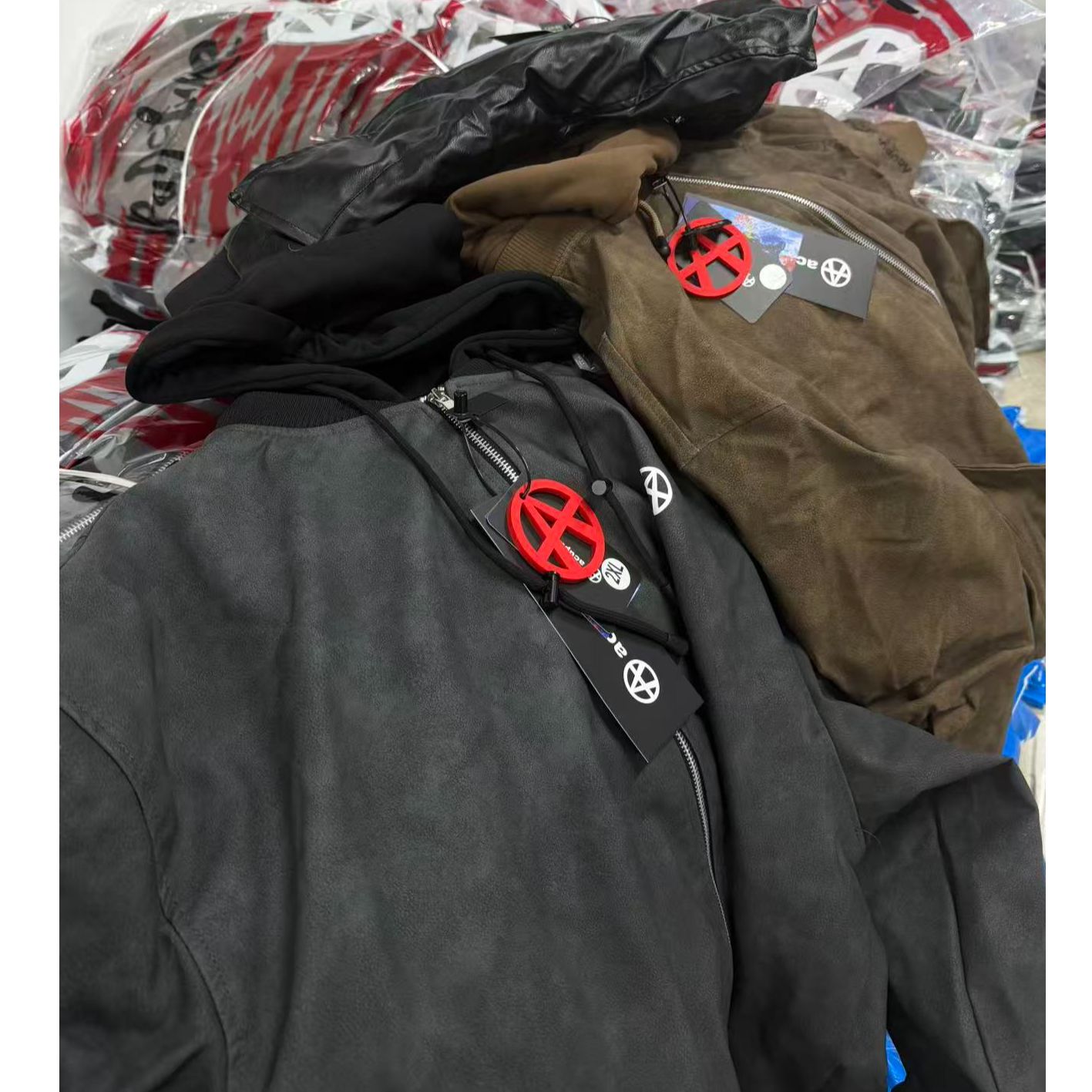 A 高定全皮质感宽松百搭夹克 男女同款