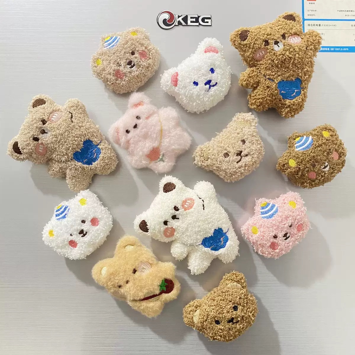 毛绒冰箱贴