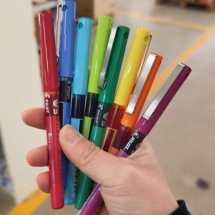百樂v5-8支裝0.5mm