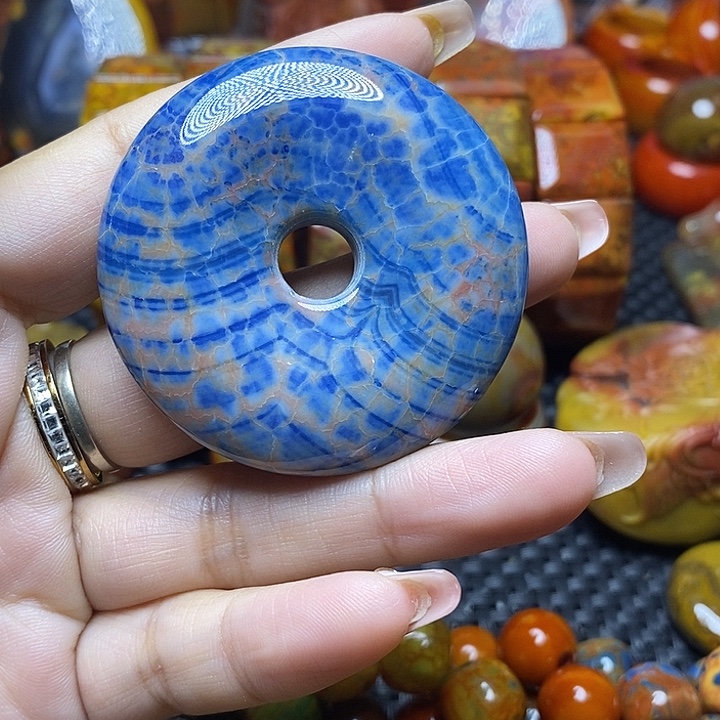 风***形玛瑙/玉髓未镶嵌手链