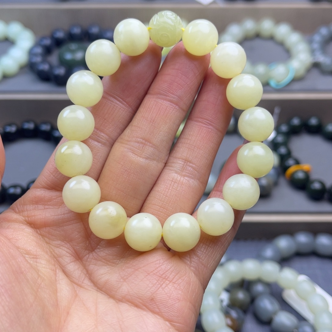 和田玉手链未镶嵌