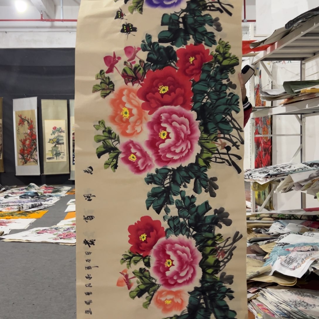 国画国画作品画心一张