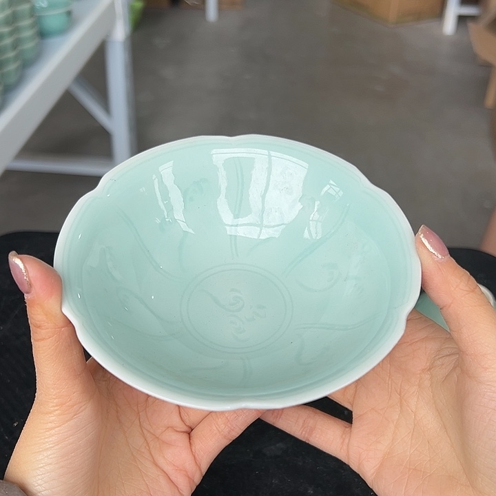 青瓷小米茶器龙泉青瓷