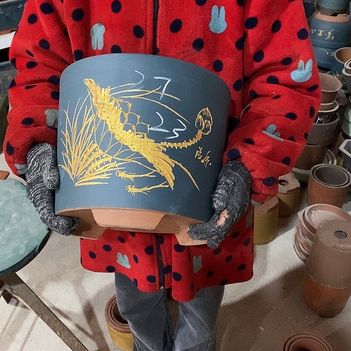 紫砂花盆紫砂花盆