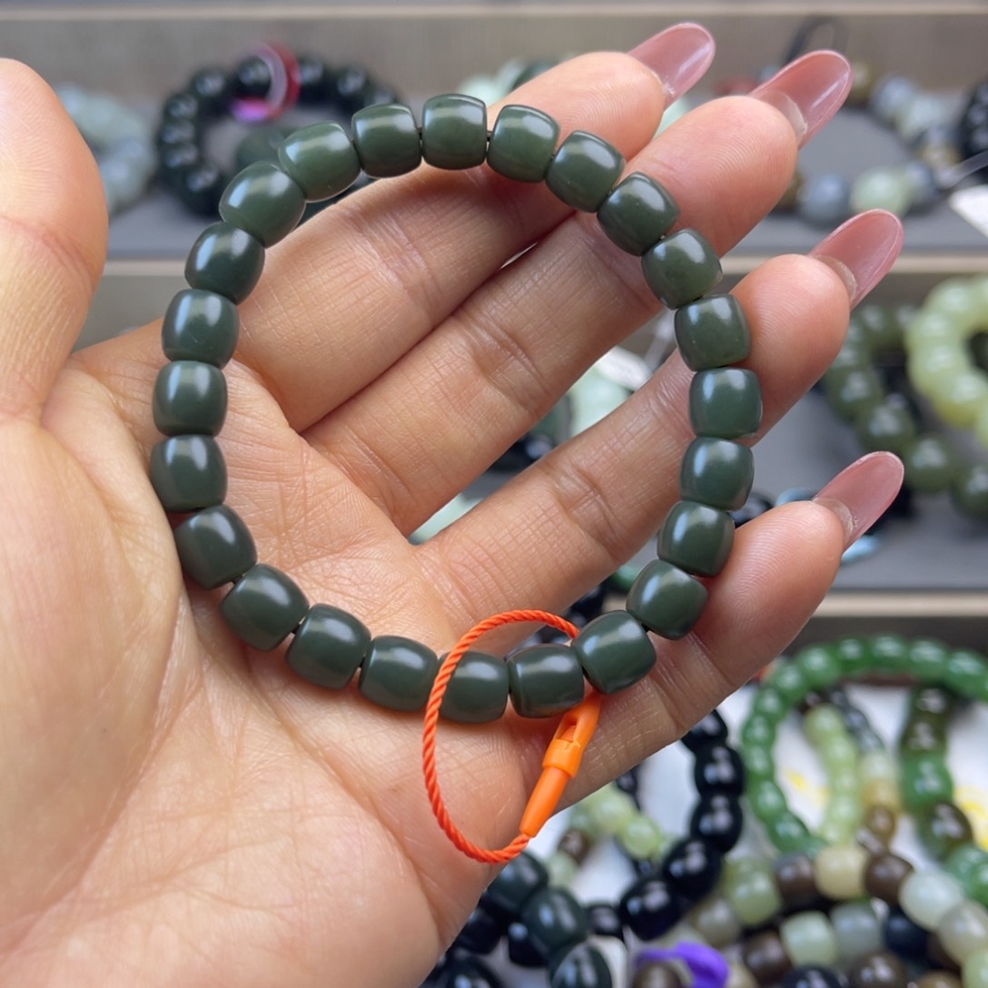 和田玉手链未镶嵌