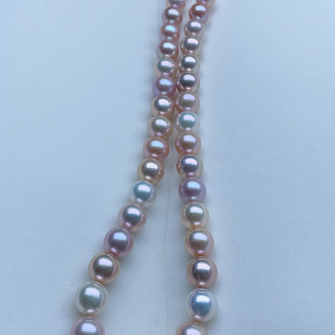 淡水珍珠颈饰银S925镶嵌