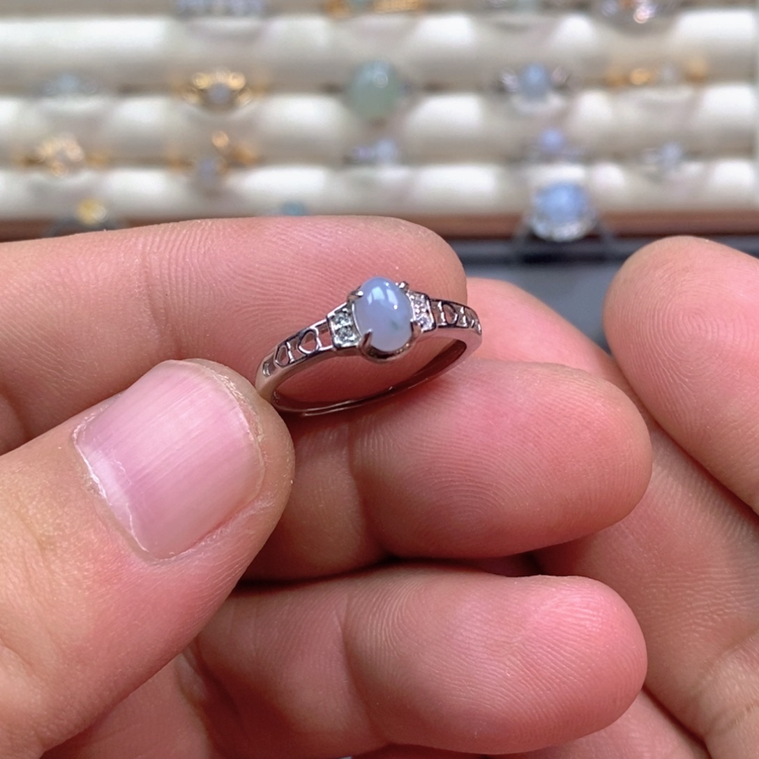 翡翠未镶嵌戒指天然翡翠戒指