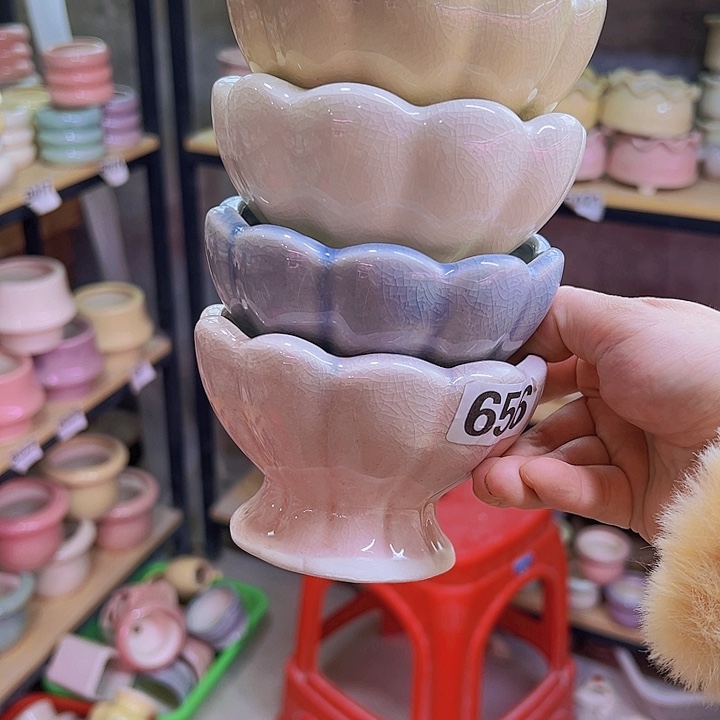 陶瓷花盆当场凑满12包邮