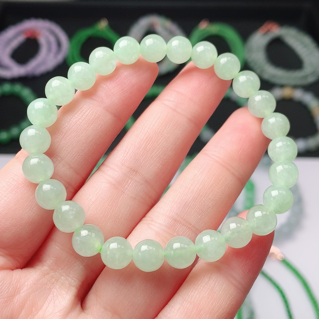 翡翠未镶嵌手链翡翠