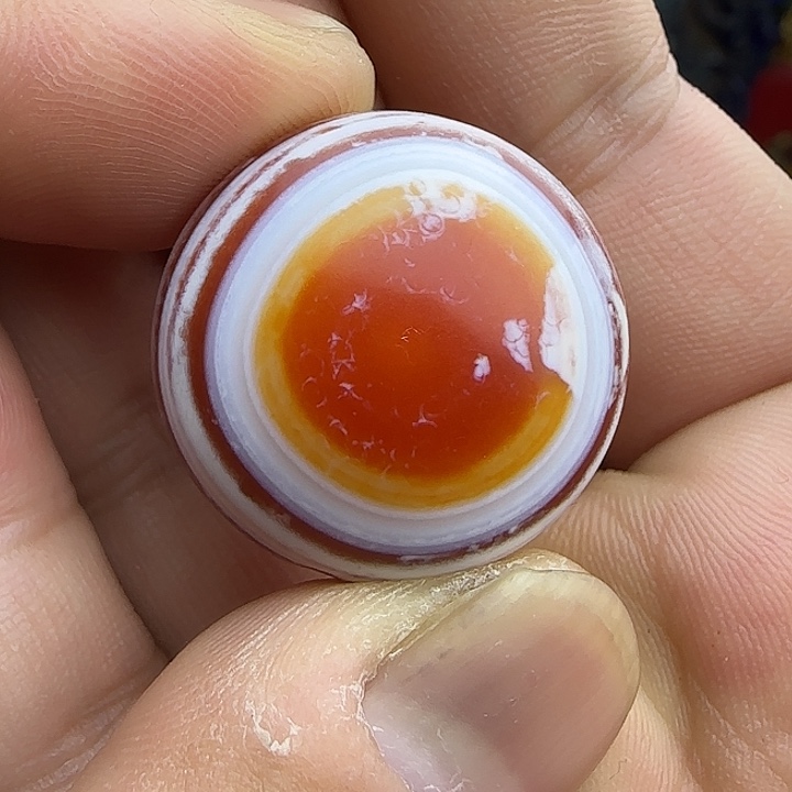 睁***头吊坠白玉菩提精品