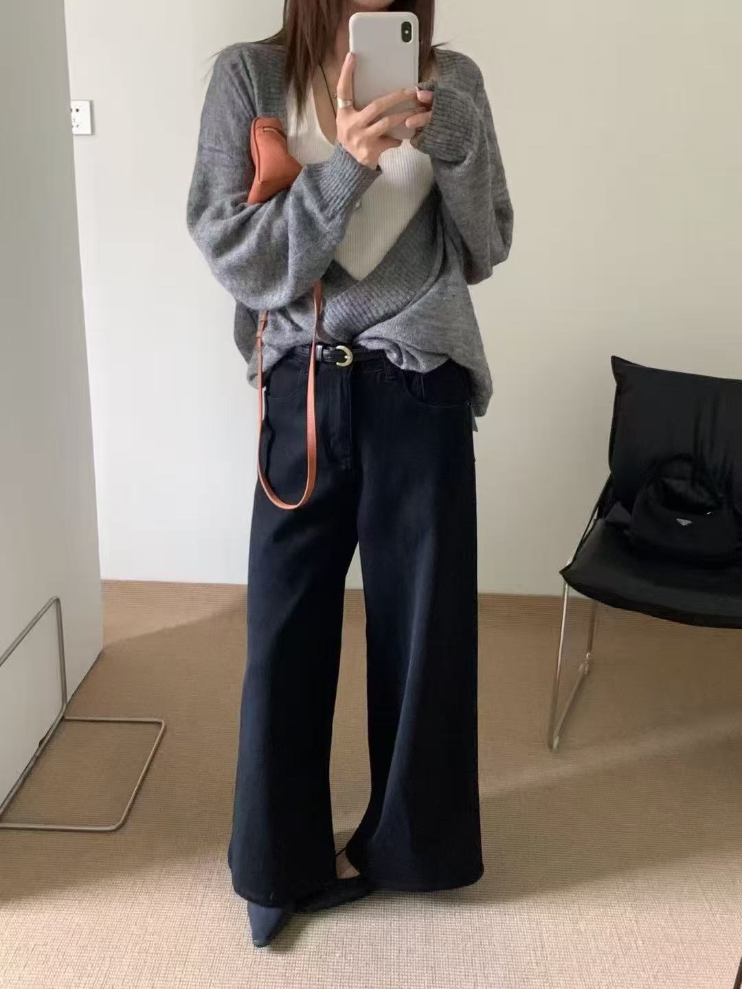 梦婷推荐窄版阔腿裤