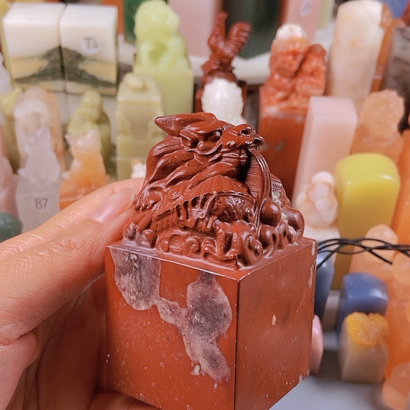 【闪购商品】萧山红青田石雕艺术品