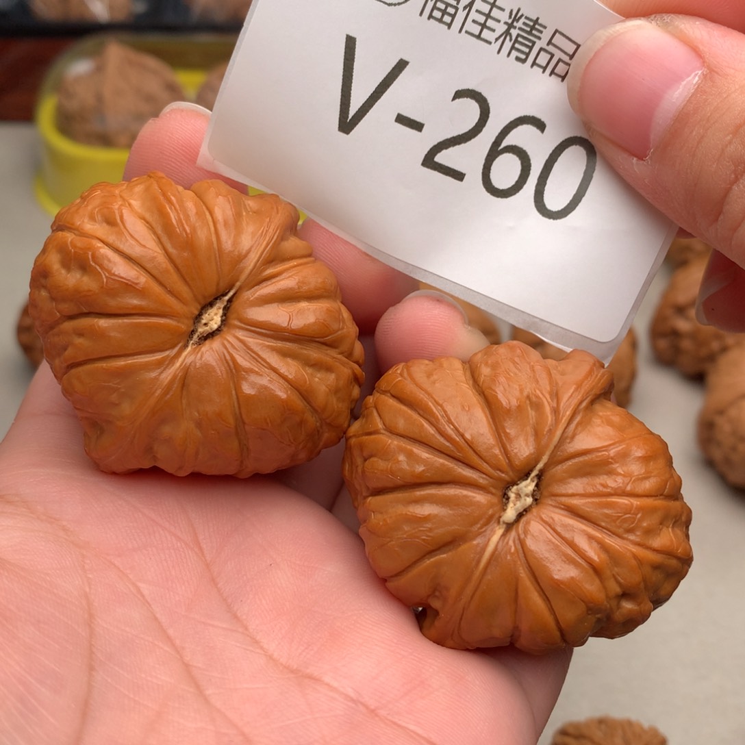 文玩核桃把件43南瓜墩……………..