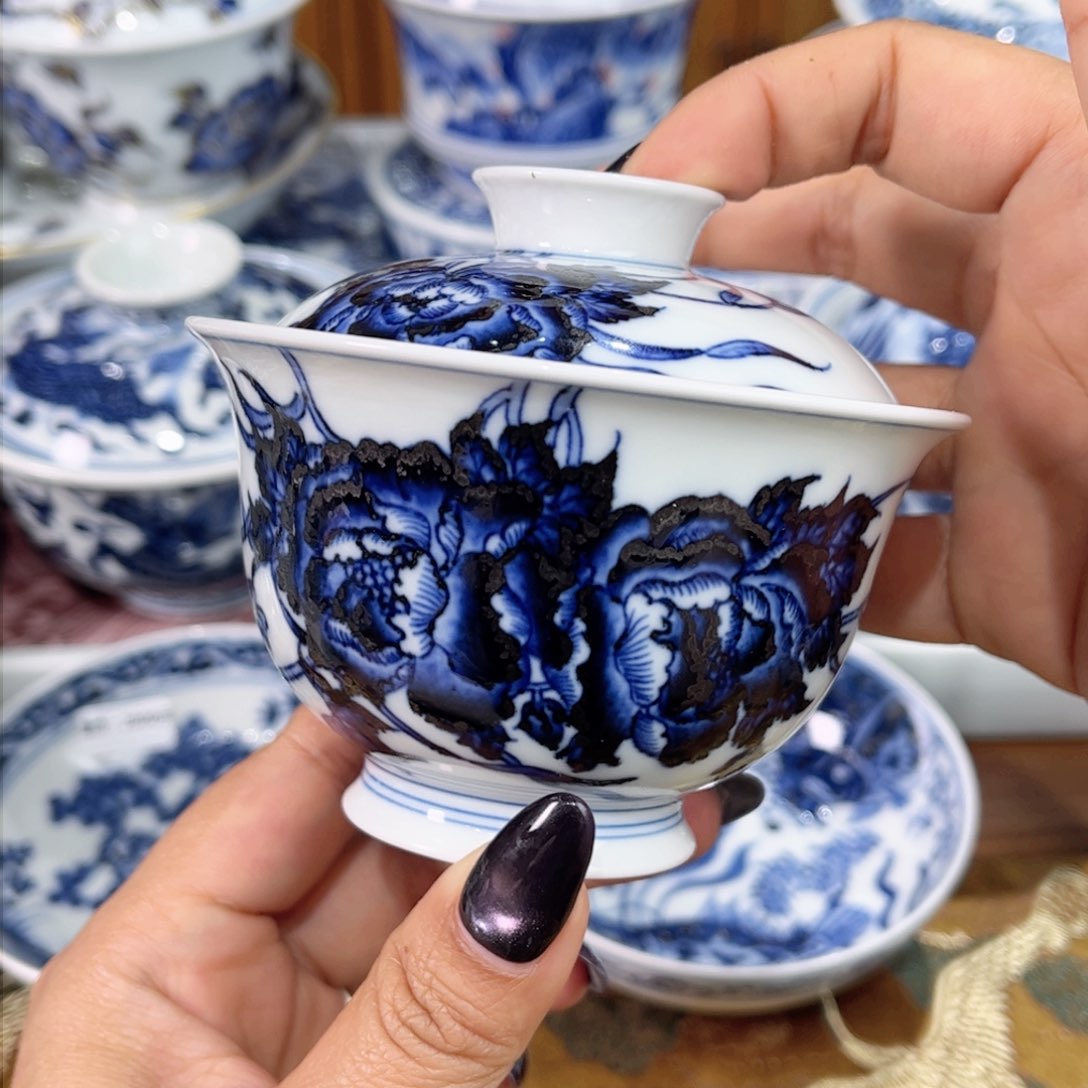 瓷片微瑕，杯杯杯杯巳巳如意