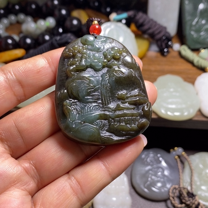 颈饰未镶嵌和田玉