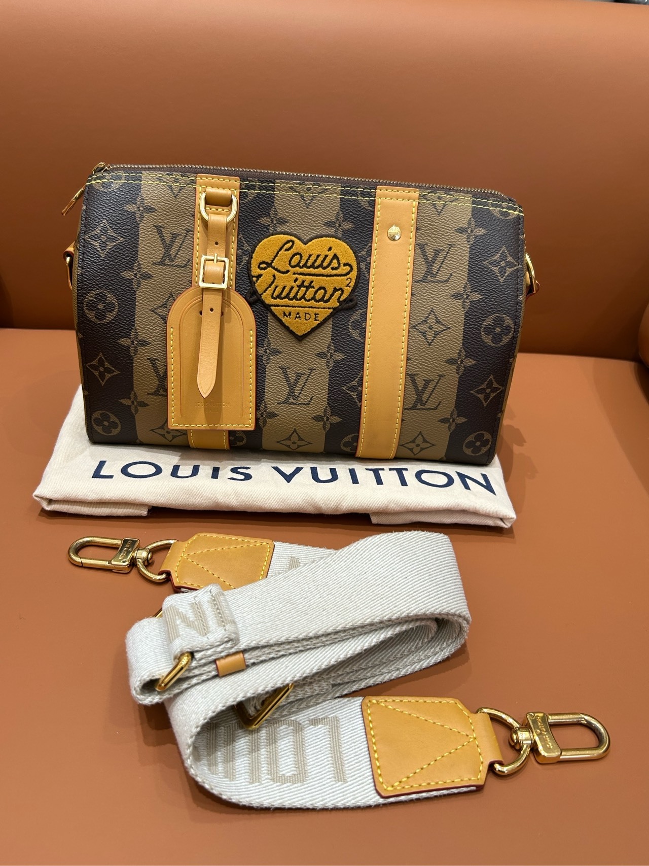 99新 LouisVuitton/路易威登 LV联名款keepall30 m45963