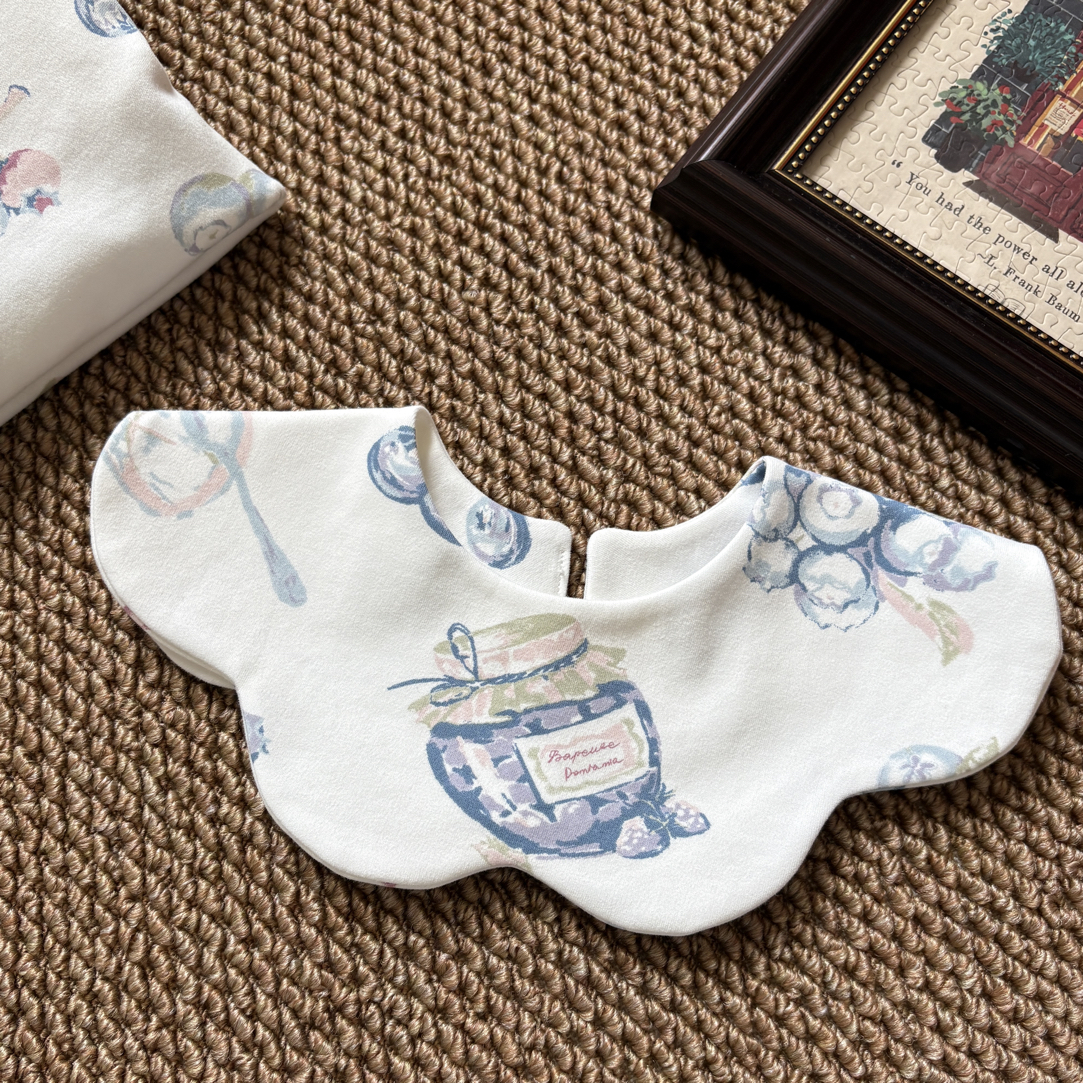 （针织面料口水巾）防溢奶吐奶口水 宝宝围嘴围兜