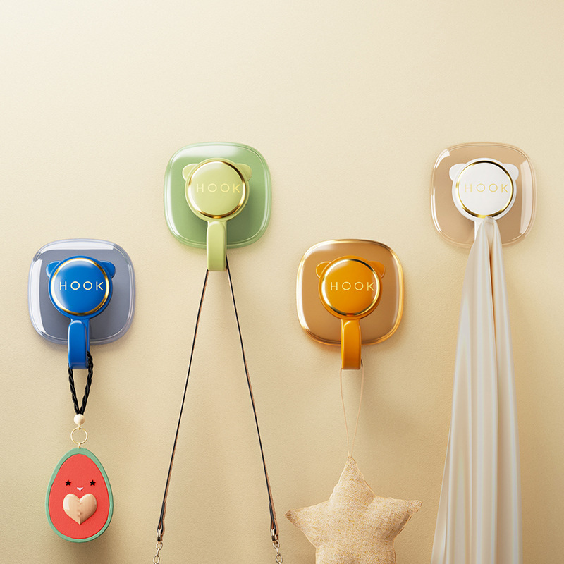免打孔挂钩粘胶强力承重门后粘钩厨房浴室墙壁墙面无痕书包挂架子