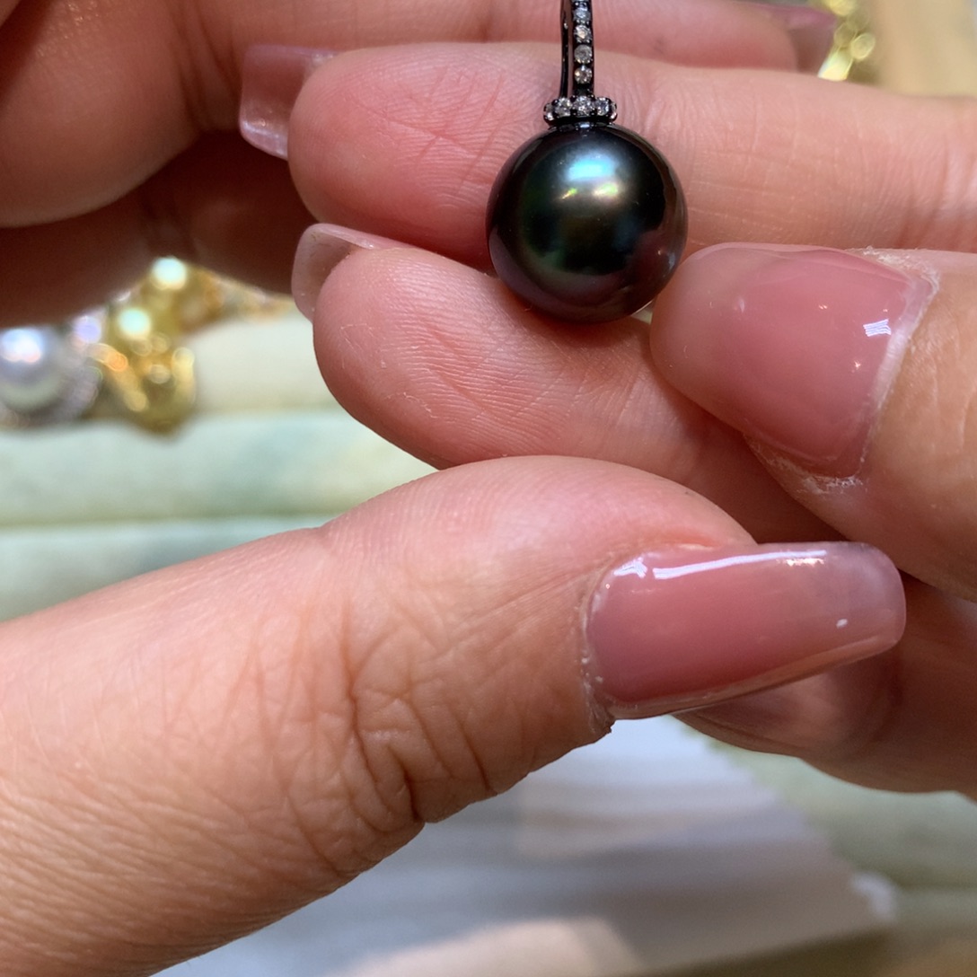 海水珍珠颈饰银S925镶嵌