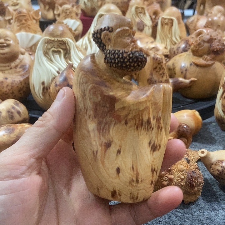 柏木（崖柏）留疤达摩