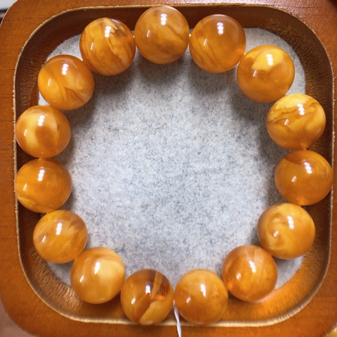 蜜蜡手串未镶嵌蜜蜡手串