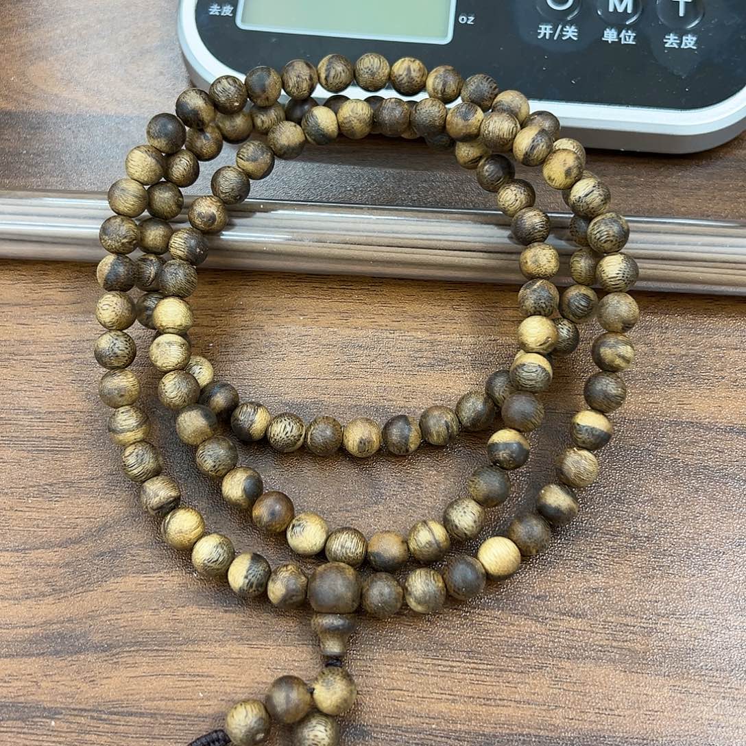 沉香香囊沉香沉香海南绿棋0.8圆珠多圈多样性发一