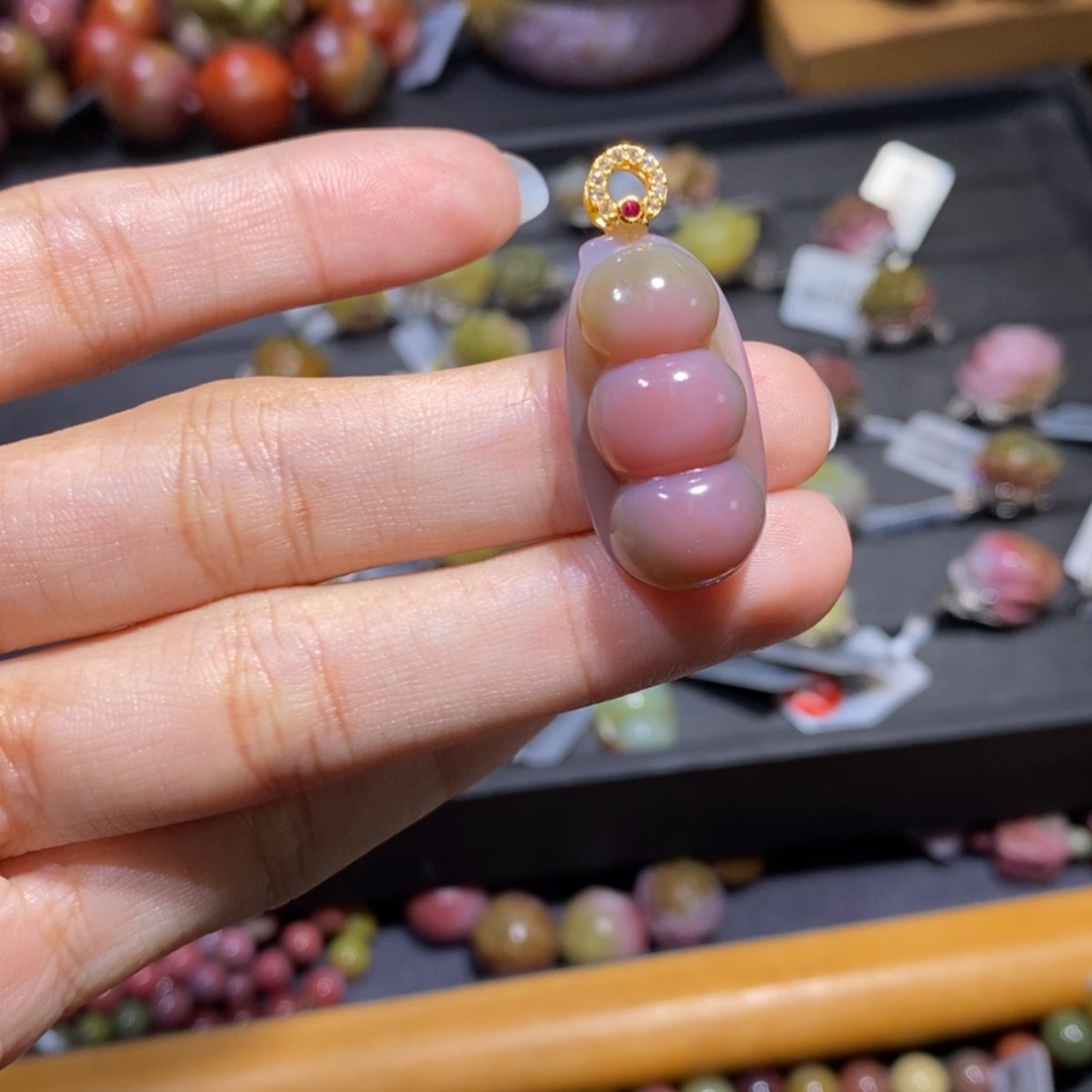 【闪购商品】未镶嵌手链玛瑙/玉髓盐源玛瑙。福豆