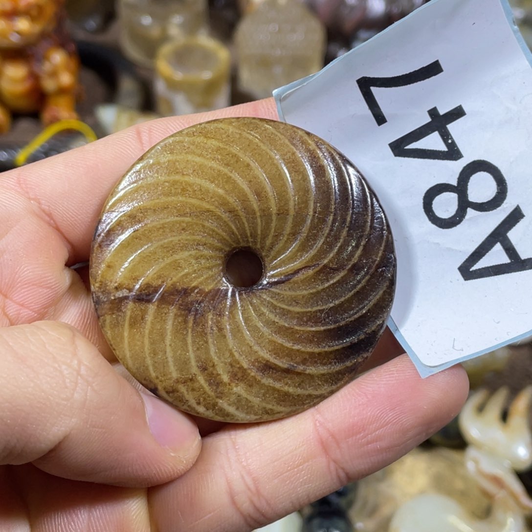 和田玉吊坠(不含链)未镶嵌