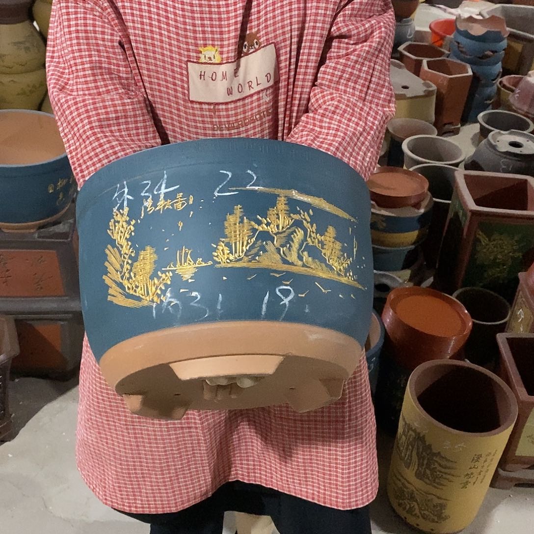 紫砂花盆紫砂花盆