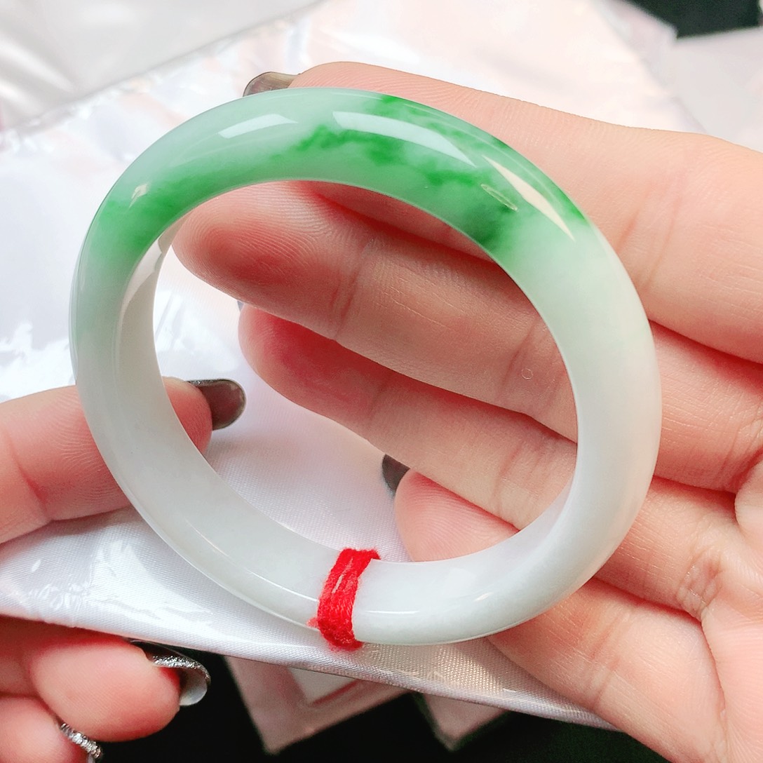 未镶嵌手镯翡翠正圈2499