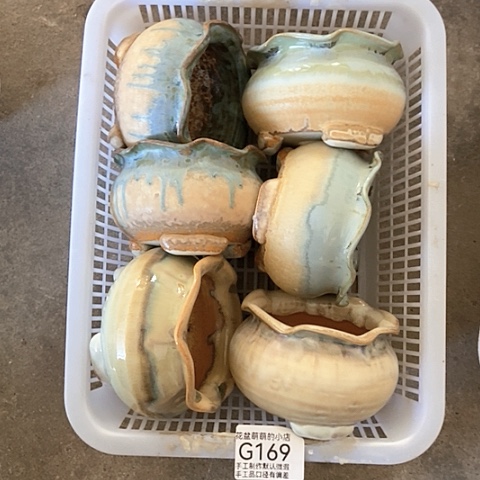 紫砂花盆169微瑕品口径7到8左右
