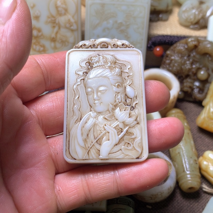 和田玉挂件未镶嵌随*