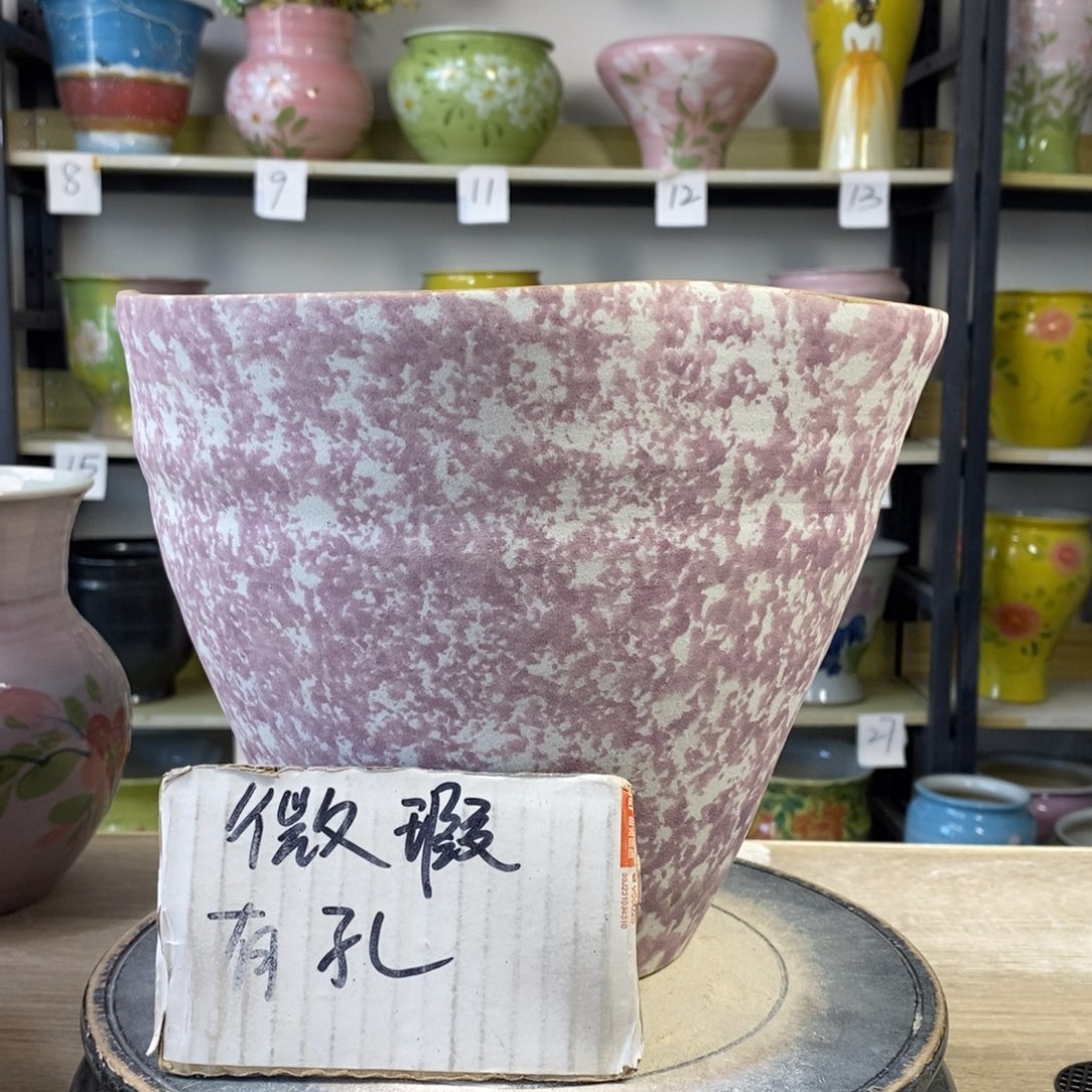 景德镇手工手绘陶瓷花盆