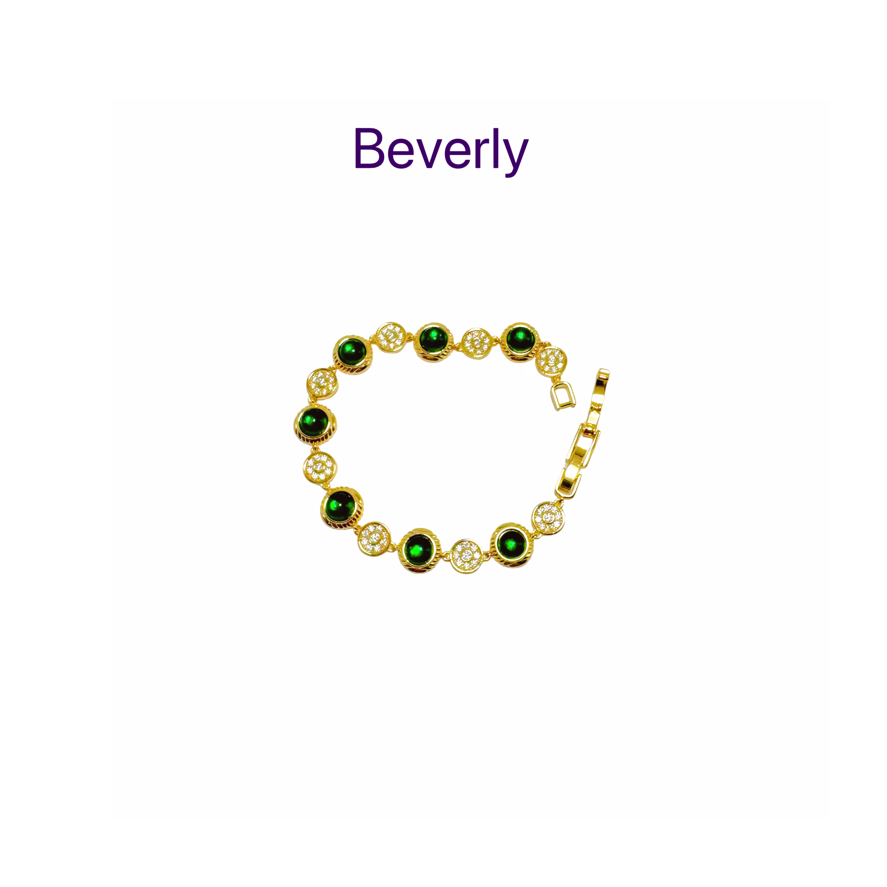 铜合金手链 【流年墨香】Beverly 高级经典百搭轻奢手链~L152