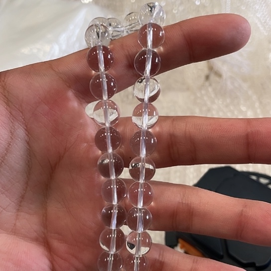 水晶一条白水晶珠链【代购不退换】未镶嵌某*丶