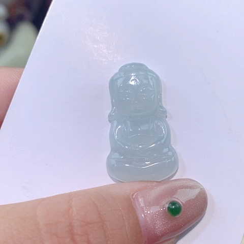 颈饰未镶嵌翡翠宝宝佛