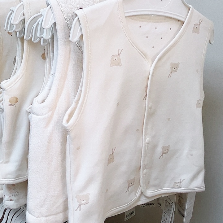 小熊花语小熊80码马甲一件